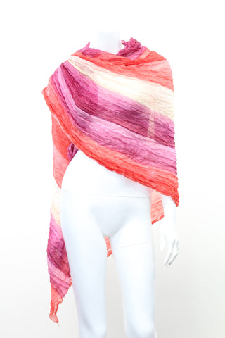 Hand Painted Crinkle Silk Sarong