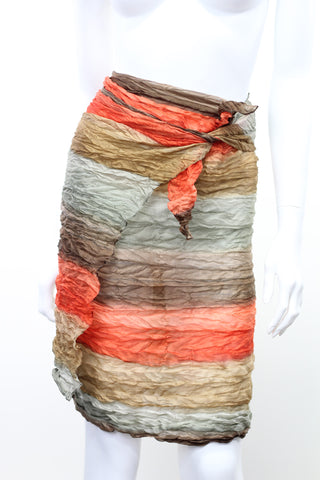 Hand Painted Crinkle Silk Sarong
