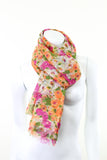 J Crew Orange Blossom Pure Wool Scarf