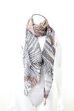 Digital Print Silk Wool Scarf