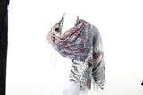 Digital Print Silk Wool Scarf