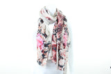 Digital Print Silk Wool Scarf