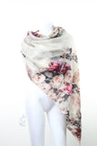 Digital Print Silk Wool Scarf