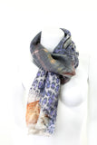 Digital Print Silk Wool Scarf