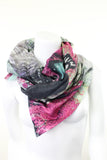 Digital Print Silk Wool Scarf