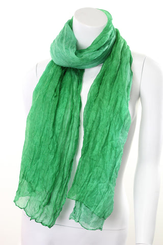 Pure Silk Crinkle Scarf
