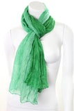 Pure Silk Crinkle Scarf