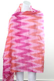 Silk Cotton Ikat Scarf