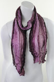 Scarf Hand-Painted Crinkle Silk